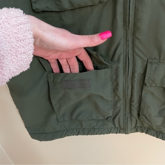 𝅺DENVER Haynes Military Tackle Fleece Lined Drawstring Multi Pocket Vest - Picture 11 of 13